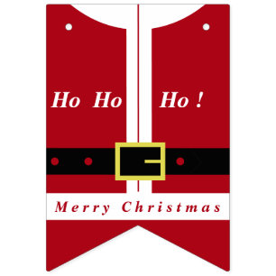 Bandeirinha Feliz Natal - Papai Noel - Presentes Para Todos