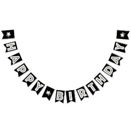 BANDEIRINHA FELIZMENTE ANIVERSÁRIO TEXTO WHITE EM FUNÇÃO DE PR