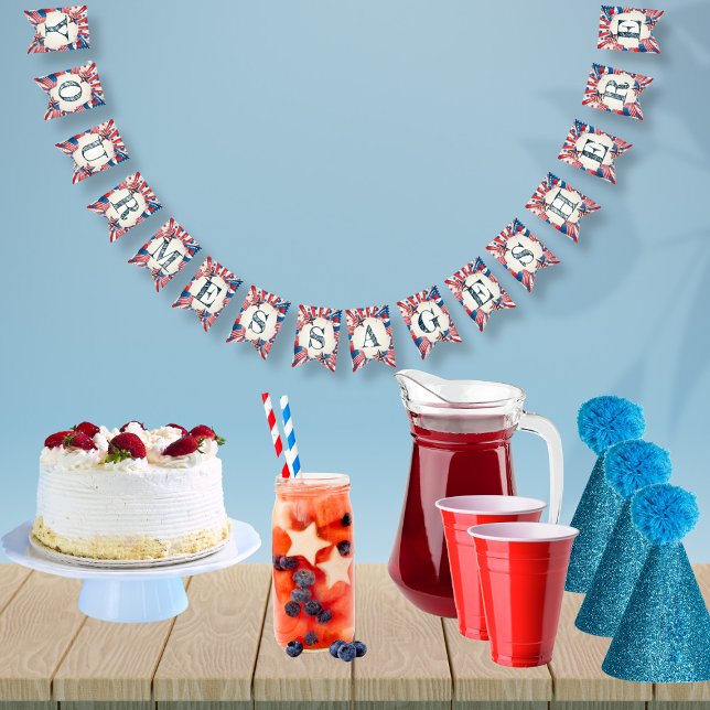 Bandeirinha Festa de 4 de julho (Criador carregado)