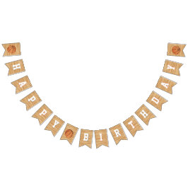 Bandeirinha Festa de aniversário de basquete