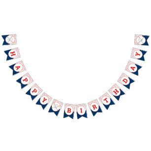 Bandeirinha Festa de aniversário de beisebol