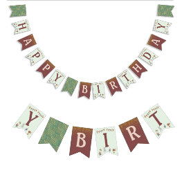 Bandeirinha Festa de Aniversário de criança de Circo para Anim