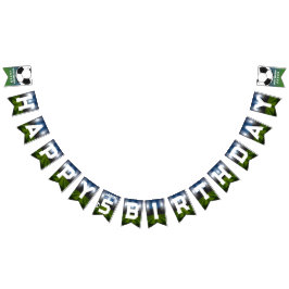 Bandeirinha Festa de aniversário de Futebol de Futebol de Whit