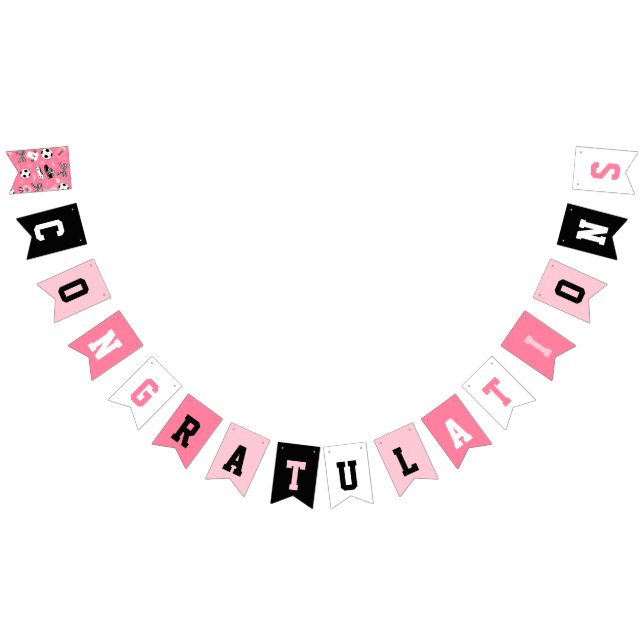 Bandeirinha Festa de aniversário de jogador de futebol feminin (Todos)