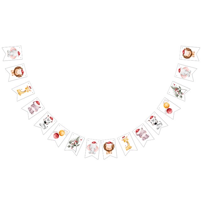 Bandeirinha Festa de aniversário de Natal da criança (Todos)