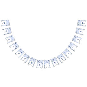 Bandeirinha Festa de aniversário de suor de morango