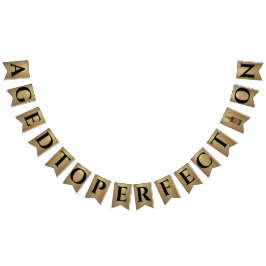 Bandeirinha Festa de aniversário de uísque envelhecido até per