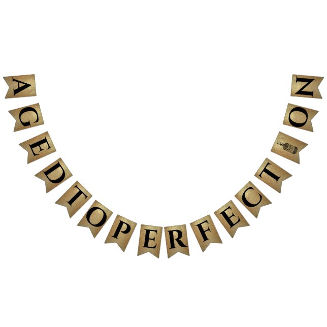 Bandeirinha Festa de aniversário de uísque envelhecido até per (Todos)