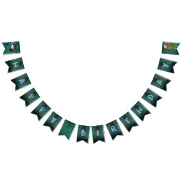 Bandeirinha Festa de aniversário de Urso e Raposa