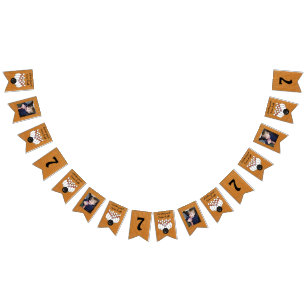 Bandeirinha Festa de aniversário e idade da boliche