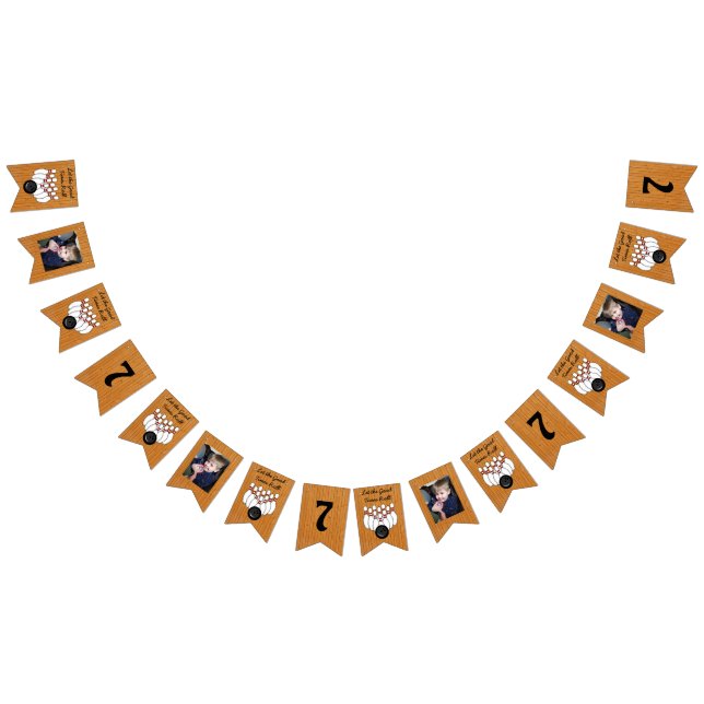 Bandeirinha Festa de aniversário e idade da boliche (Todos)