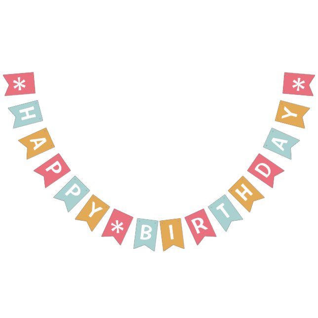 Bandeirinha Festa de aniversário Hippo Partido Hippopotamus (Todos)