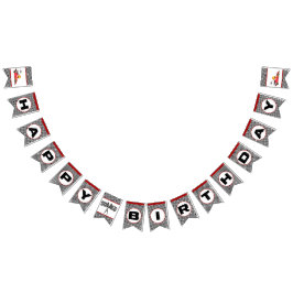 Bandeirinha Festa de aniversário Race Car Racing