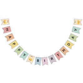 Bandeirinha Festa de aniversário Simples e Bonita