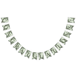 Bandeirinha Festa de casamento de Boas-vindas Greenery Folhas