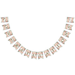 Bandeirinha Festa de casamento de Boas-vindas Pêssego Laranja 