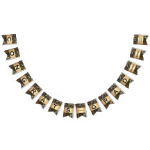 Festa de formatura de ferrão preto e Dourado