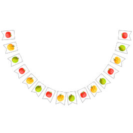 Bandeirinha Festa de fruta de maçã