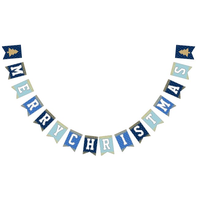 Bandeirinha Festa de Natal das Estrelas Azuis (Todos)