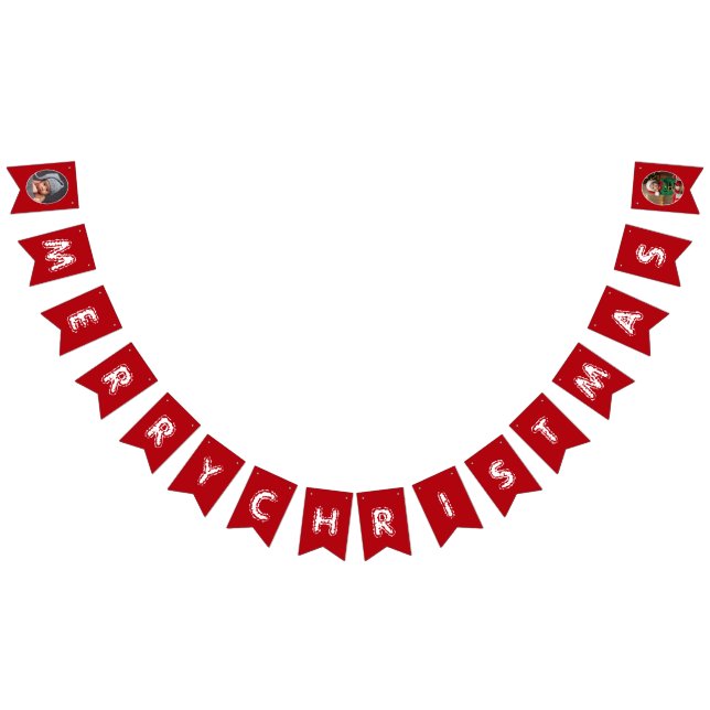 Bandeirinha Festa de Natal do Filho | Foto vermelha (Todos)