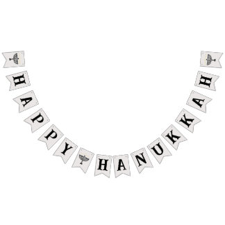 Bandeirinha Festival Simples de Luzes Menorah Hanukkah