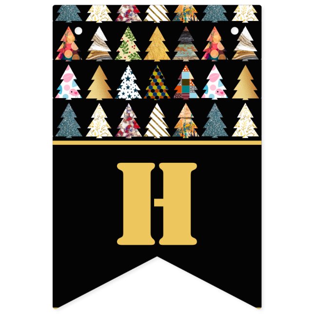 Bandeirinha Festivo Fir Trees, Festa de Natal (Segunda Bandeira)