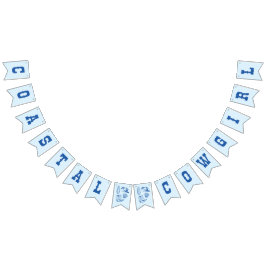 Bandeirinha Fim de Semana da Bachelorette Cowgirl Costeira