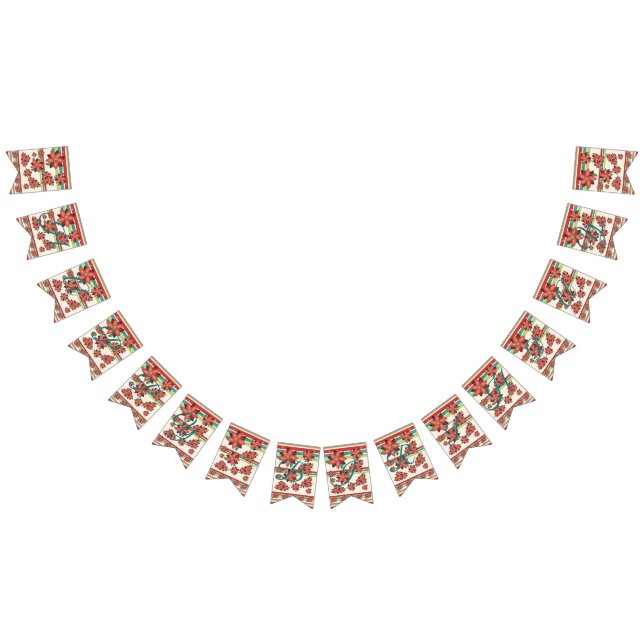 Bandeirinha Flor Com Barn Reds (Todos)