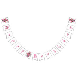 Bandeirinha Flor rosa