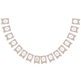 Bandeirinha Floral Carriage Baby Shower Lavender Welcome