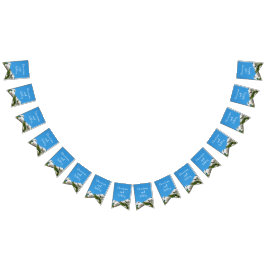 Bandeirinha Floral de rosa branca