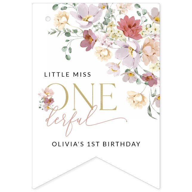 Bandeirinha Flores Coloridas, Flores Selvagens, Primeiro Anive (Primeira Bandeira)