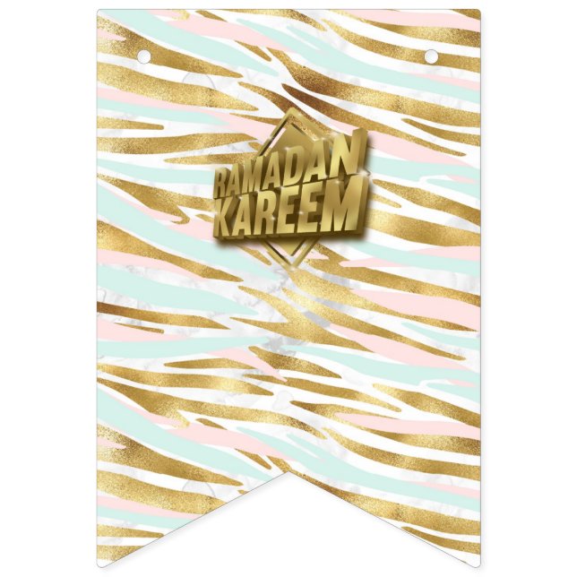 Bandeirinha Flores Ramadan kareem (Quinta Bandeira)