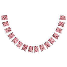 Bandeirinha Flores rosa e vermelha - Floral