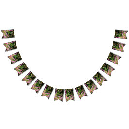 Bandeirinha Flores roxas