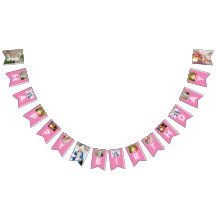 Foto da Filha Rosa Girly Feliz Aniversário
