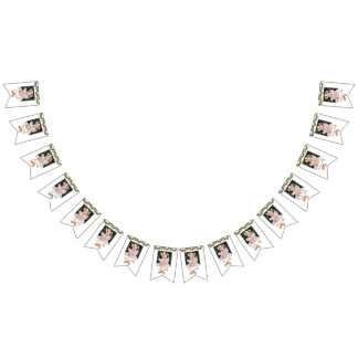 Bandeirinha Foto mensal de aniversário da Onderland de inverno