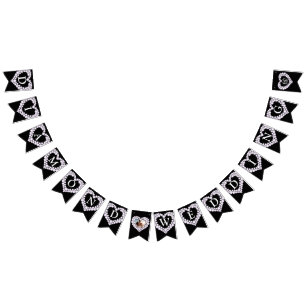 Bandeirinha Foto negra do casamento de Diamond, 60º aniversári