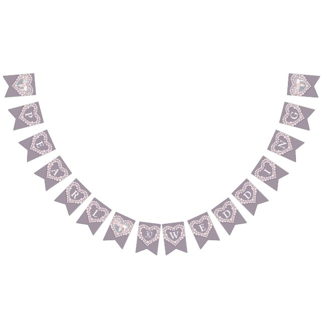 Bandeirinha Foto personalizada do 30 de aniversário de casamen (Todos)