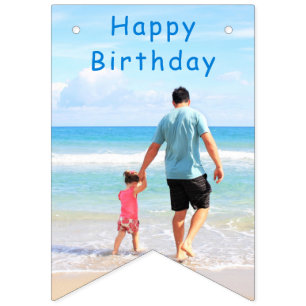 Bandeirinha Foto personalizada do seu próprio Design - Melhor