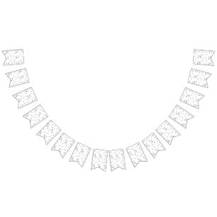 Bandeirinha Foto preta e branca de um bando de aves