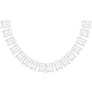 Bandeirinha Foto preta e branca de um bando de aves