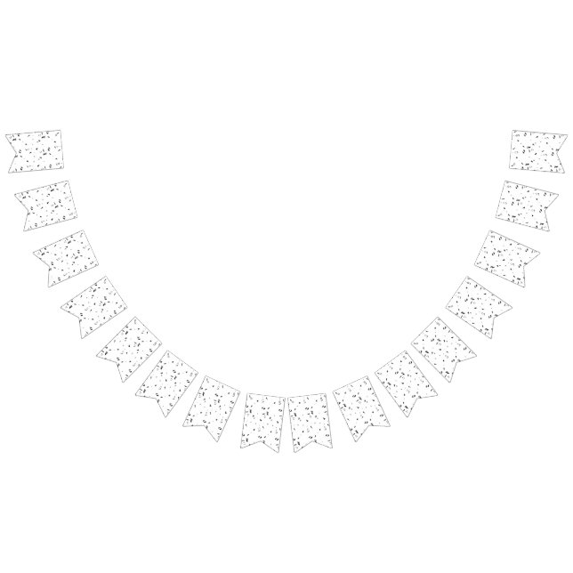 Bandeirinha Foto preta e branca de um bando de aves (Todos)