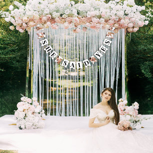 Bandeirinha Fotos Do Casal Elegante Que Ela Disse Sim Chá de p