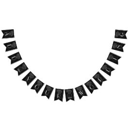 Bandeirinha Frasco de pedreiro com as margaridas no casamento