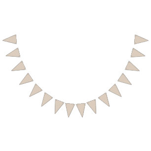 Bandeirinha fundo branco com padrão de folhas