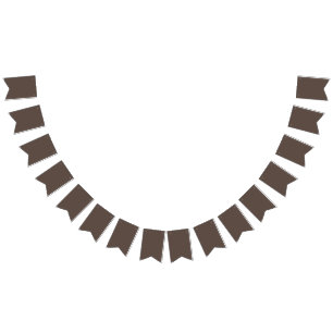Bandeirinha Fundo Marrom Chocolate Rico – Casamento
