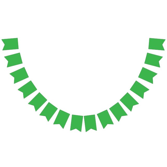 Bandeirinha Fundo Verde e Borda Branca para um Aes Moderno (Todos)