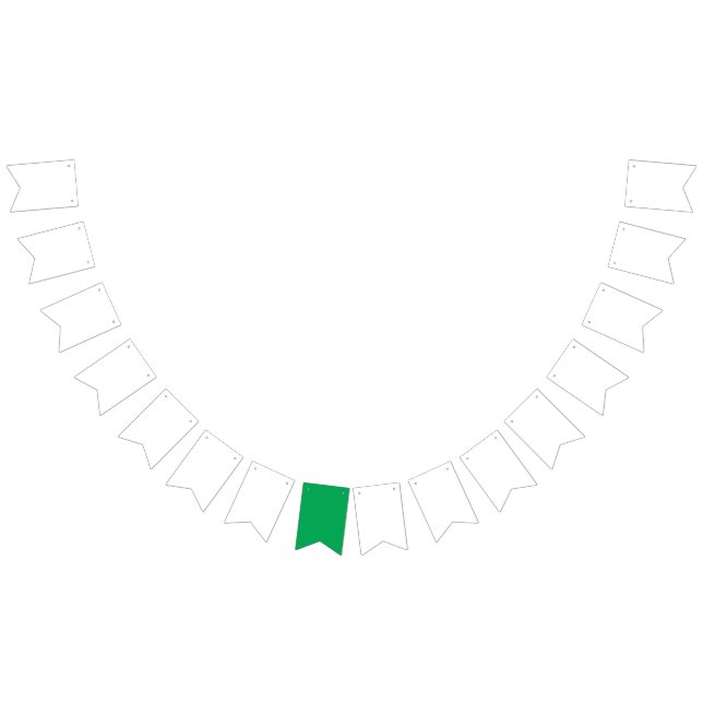 Bandeirinha Fundo Verde Sólido (Todos)