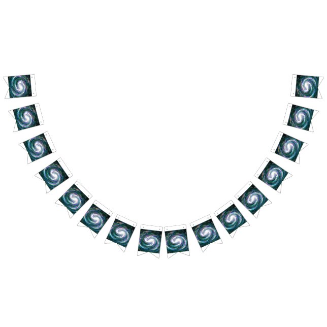 Bandeirinha Galáxia Espiral no Espaço (Todos)